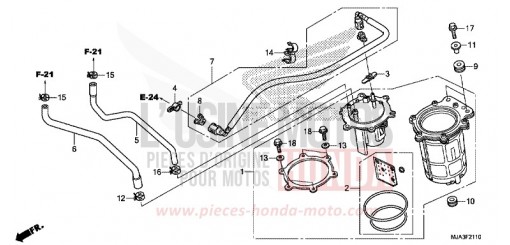 POMPE A CARBURANT (VT750C/C2S/CA/CS) VT750CSD de 2013